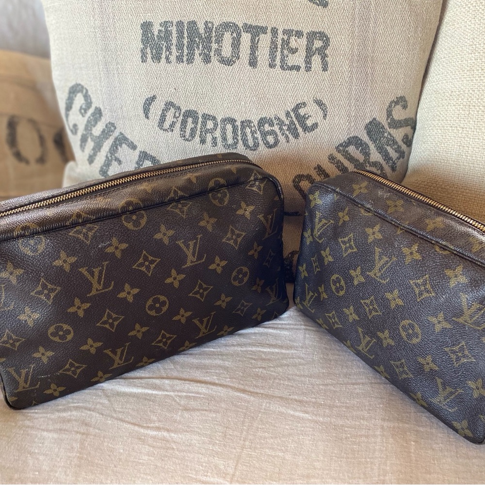 Louis Vuitton Brown Monogram Toiletry Bags
